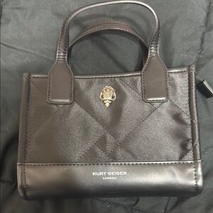 Kurt Geiger Black Quilted Women's Bag